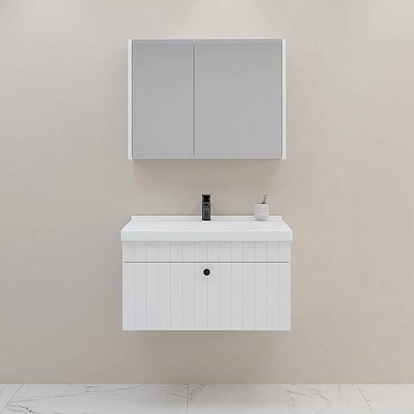 Aquanil Alice Banyo Dolabı Takımı 80 cm Beyaz - 1