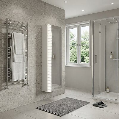 Aquanil Anemon Banyo Boy Dolabı 35 cm Beyaz - AQUANİL