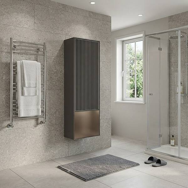 Aquanil Boneta Banyo Boy Dolabı 40cm Antrasit-Spectrum Rose - 1