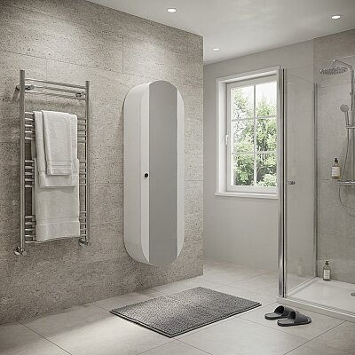 Aquanil Fantasia Banyo Boy Dolabı 50cm Beyaz - AQUANİL
