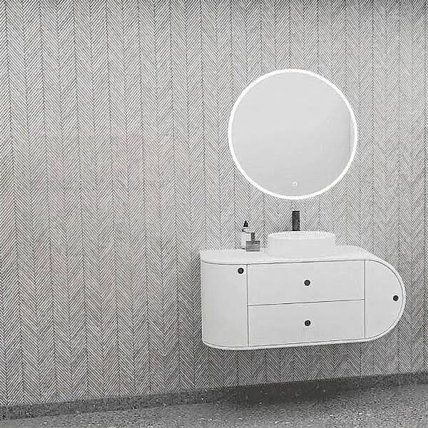 Aquanil Fantasia Banyo Dolap Takımı 115cm Beyaz - 1