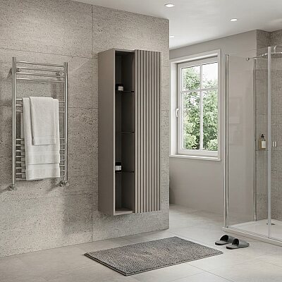 Aquanil Greta Banyo Boy Dolabı 40cm Gri - AQUANİL