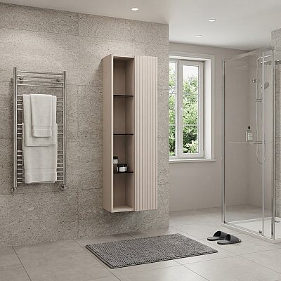 Aquanil Greta Banyo Boy Dolabı 40cm Krem - AQUANİL