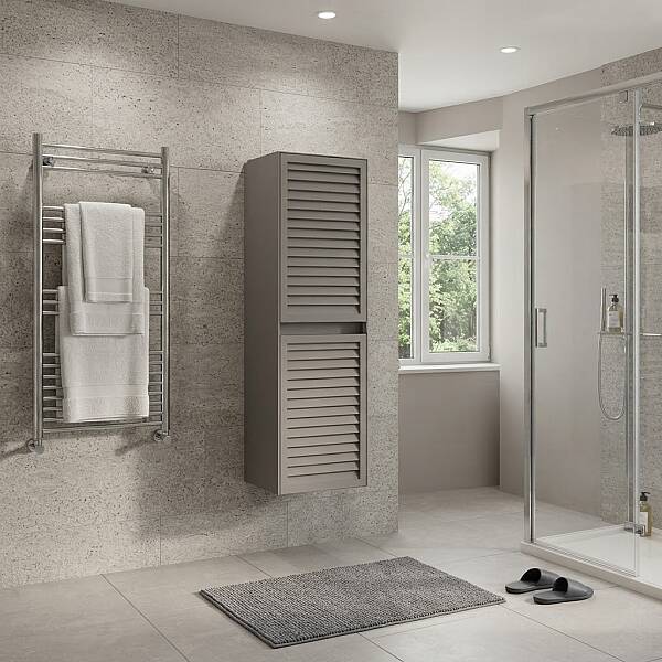 Aquanil Linze Banyo Boy Dolabı 40cm Antrasit - 1