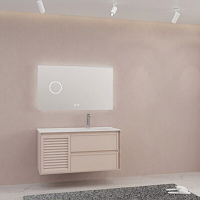 Aquanil Linze Banyo Dolap Takımı 120cm Vizon - AQUANİL