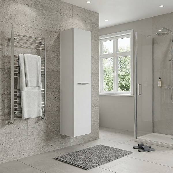 Aquanil Maria Banyo Boy Dolabı 40 cm Gri - 1