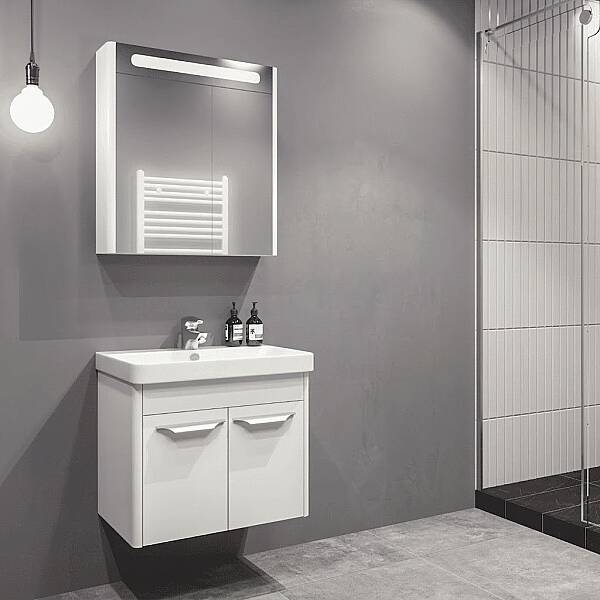 Aquanil Mauna Banyo Dolap Takımı 60cm Beyaz - 1