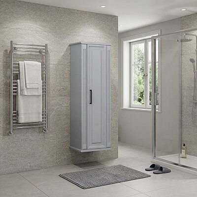Aquanil Milano Banyo Boy Dolabı 43 cm Gri - AQUANİL