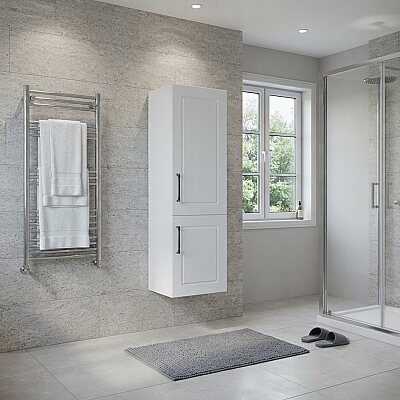 Aquanil Monaco Banyo Boy Dolabı 40 cm Beyaz - AQUANİL