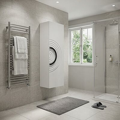Aquanil Oriz Banyo Boy Dolabı 35 cm Beyaz - AQUANİL