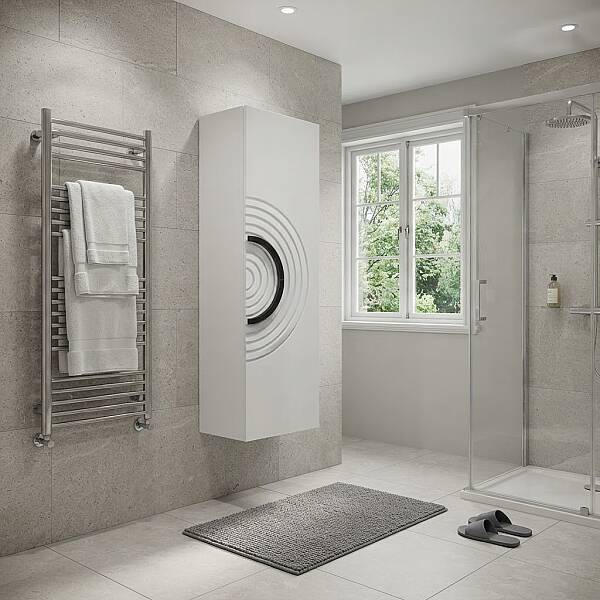 Aquanil Oriz Banyo Boy Dolabı 35 cm Beyaz - 1