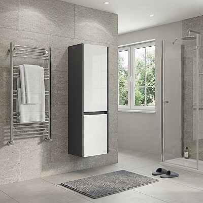 Aquanil Verona Banyo Boy Dolabı 40 cm Beyaz - AQUANİL