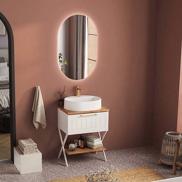 Badella Beta Banyo Dolap Takımı 65cm Beyaz BETA 2865 V52 - 1