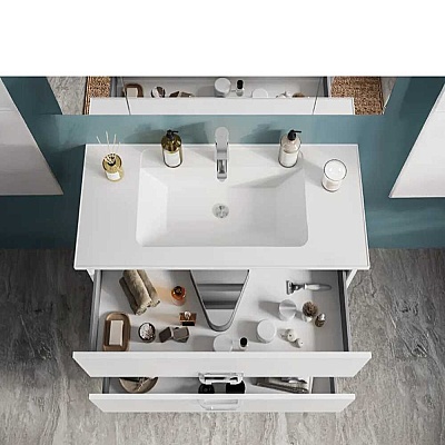 Badella Hammer Banyo Dolap Takımı 100cm Beyaz HAMMER 55100 V53 - 2