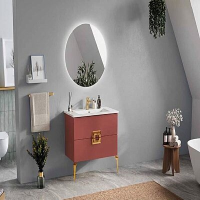 Badella Hammer Banyo Dolap Takımı 85cm Kırmızı HAMMER 5585 V54 - BADELLA