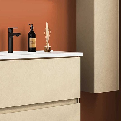 Badella Lines Banyo Dolap Takımı 100cm İnci LINES 55100 V51 - 3
