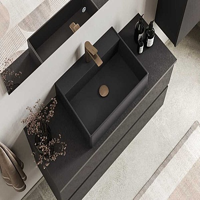 Badella Lines Banyo Dolap Takımı 120cm Yosun LINES 55120 V51 - 2