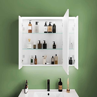 Badella Moderno Banyo Dolap Takımı 120cm Beyaz MODERNO 55120 V51 - 2