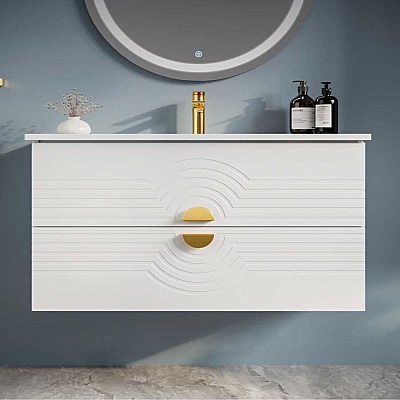 Badella Omega Banyo Dolap Takımı 100cm Beyaz OMEGA 55100 V51 - 2