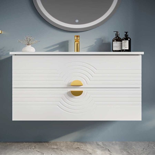 Badella Omega Banyo Dolap Takımı 100cm Beyaz OMEGA 55100 V51 - 2