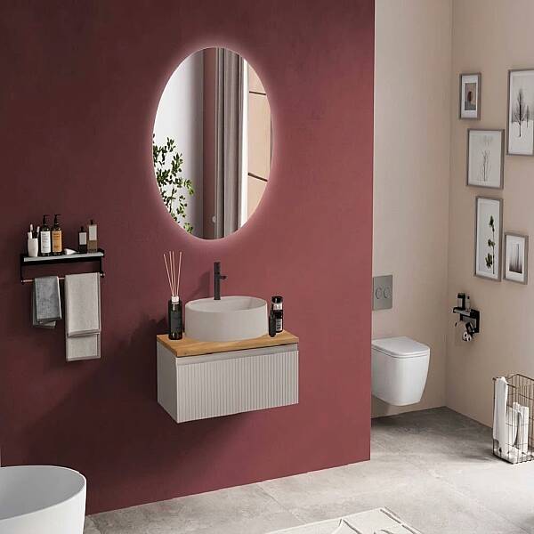 Badella Royal Banyo Dolap Takımı 85cm Kum ROYAL 2885 V51 - 1