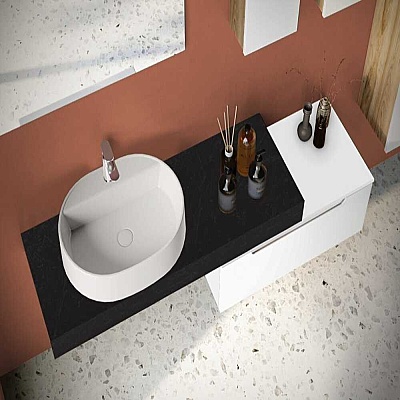 Badella Smart Banyo Dolap Takımı 120cm Beyaz SMART 28160 V53 - 2