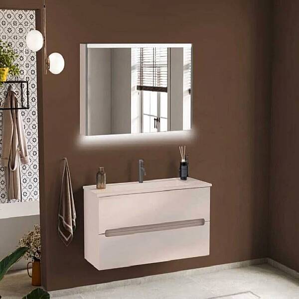 Badella Smart Banyo Dolap Takımı 120cm Kum SMART 55120 V51 - 1