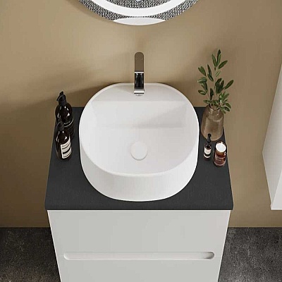 Badella Smart Banyo Dolap Takımı 85cm Beyaz SMART 5585 V53 - 2