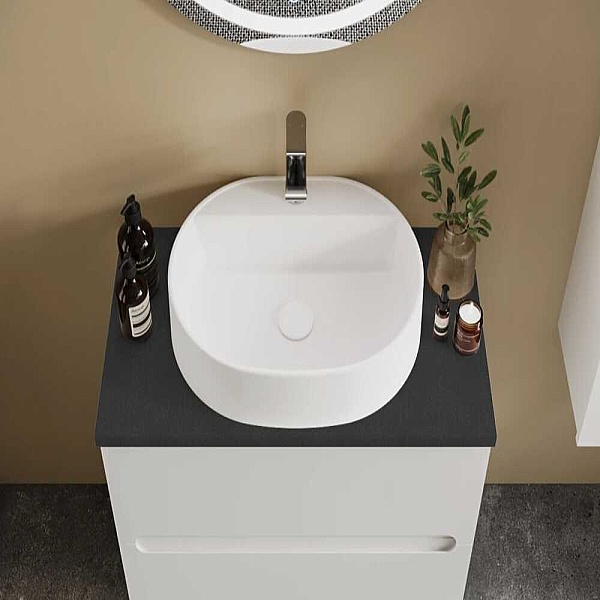 Badella Smart Banyo Dolap Takımı 85cm Beyaz SMART 5585 V53 - 2
