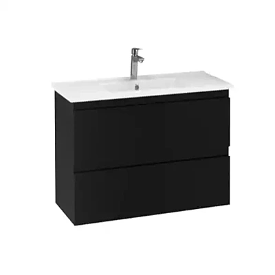Creavit Alinda Lavabo Dolabı 100 Cm Parlak Siyah - 2