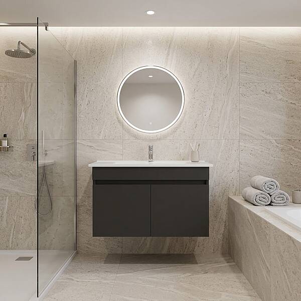 Creavit Flexio Lavabo Dolabı 65 Cm Antrasit - 1