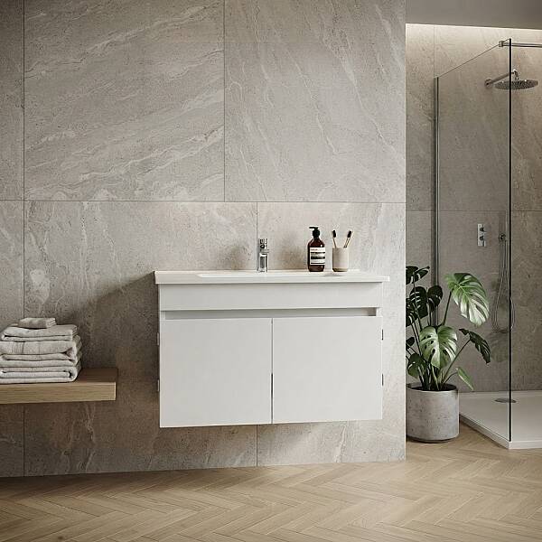 Creavit Flexio Lavabo Dolabı 80 Cm Beyaz - 1