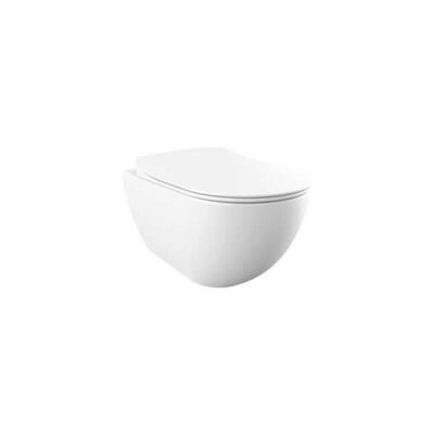 Creavit Free Rim-Off Asma Klozet Extra Beyaz FE322 + Duck Dp Klozet Kapağı - 2