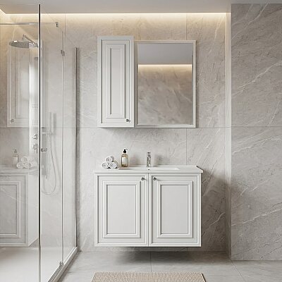 Creavit Kayra Lavabo Dolabı 100cm Beyaz - CREAVİT
