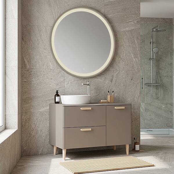 Creavit Patara Lavabo Dolabı 100cm Cappucino - 1