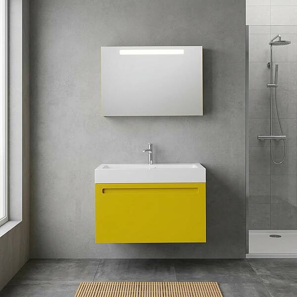 Creavit Recta Lavabo Dolabı 105 Cm Amber - 1