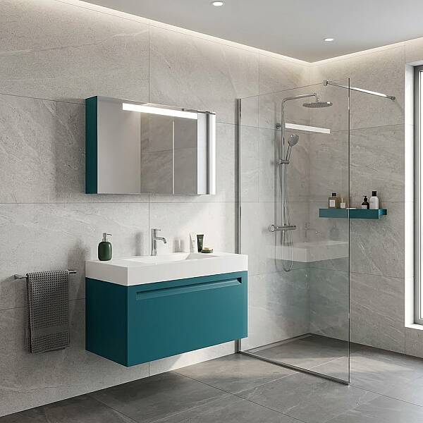 Creavit Recta Lavabo Dolabı 85 Cm Marin - 1