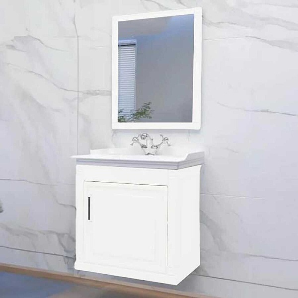 Denko Albatros Banyo Dolap Takımı 65cm Beyaz - 1