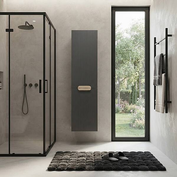 Denko Essen Banyo Boy Dolabı 40cm Antrasit Gri - 1