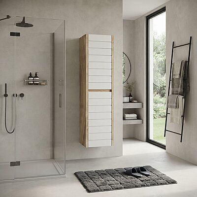 Denko Mostar Banyo Boy Dolabı 35cm Sonomo - 1