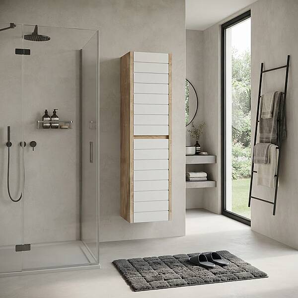Denko Mostar Banyo Boy Dolabı 35cm Sonomo - 1