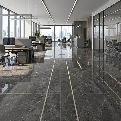 Ege Seramik 60x120 Orlando Antrasit Tam Parlak Rektifiye