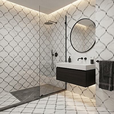 Fionart FD-30033 Leforza Dekoratif Karo (30x60cm) - 1