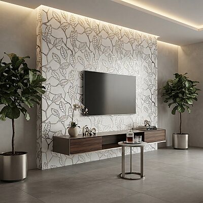 Fionart FD-30087 Verda Platin Dekoratif Karo (30x60cm) - FİONART
