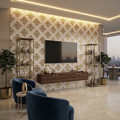 Fionart FD-30105 Sona Altın Dekoratif Karo (30x60cm)