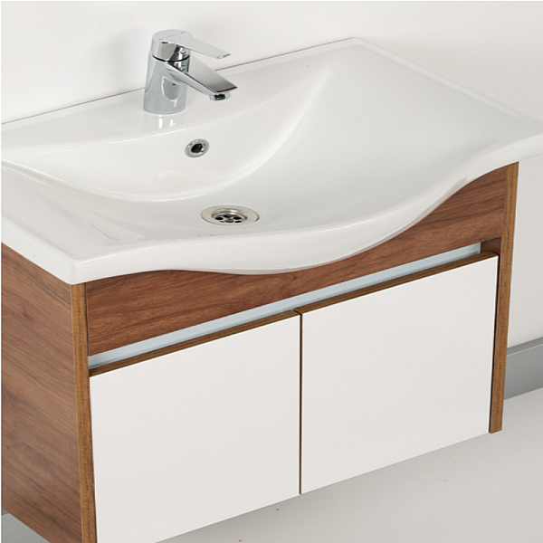 Kalay Alto Banyo Dolabı Takımı 65cm Ceviz - 2
