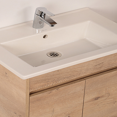 Kalay Alto Banyo Dolabı Takımı 80cm Meşe - 2