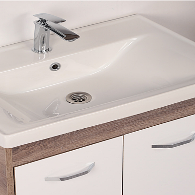 Kalay Arda Banyo Dolabı Takımı 65cm Meşe - 2