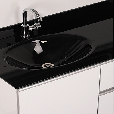 Kalay Ares Banyo Dolabı Takımı 100cm Beyaz - 2