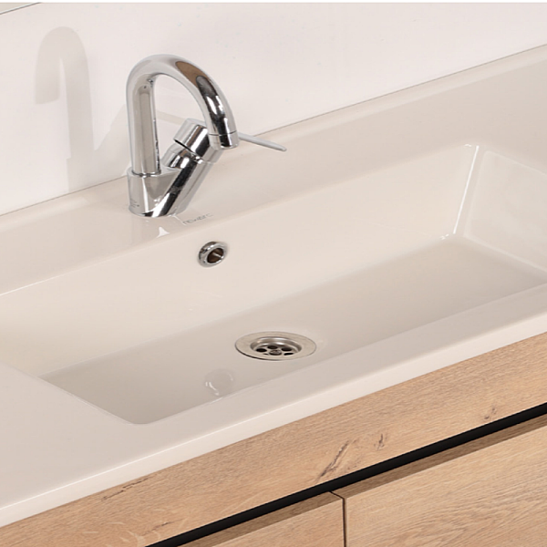 Kalay Athena Banyo Dolabı Takımı 100cm Meşe - 3